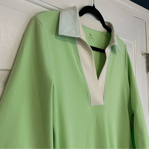 Spartina 449 Taylor Jersey Dress Pistachio Green NWT - Picture 9 of 10